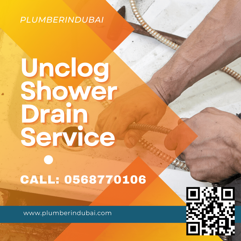 unclog shower drain service dubai